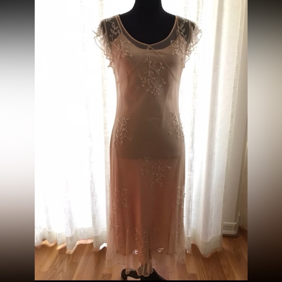Sue Wong Dresses & Skirts - Sue Wong Women’s Nude Party Dress Sz 8